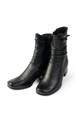 Women's black boots