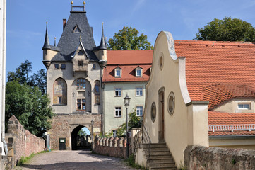 meissen, porta e torre dell'albrechtsburg