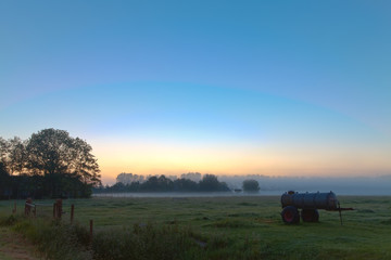 Sunrise in the countryside