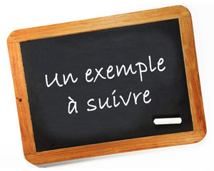 Obraz premium un exemple à suivre