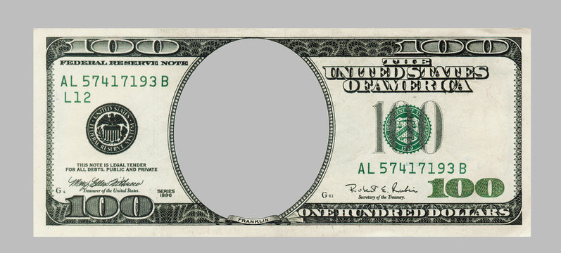 Empty Dollar Bank Note