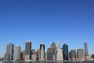 Fototapeta na wymiar niższe Manhattan Skyline, New York City