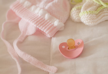 Nipple, socks and children's cap