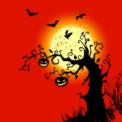 halloween background with place for text