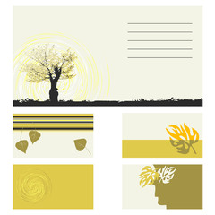 Business card - vector collection