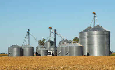 Grain Bins © chas53
