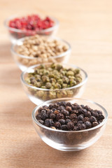 various colourful pepper