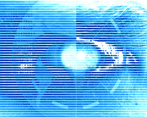 Fototapeta premium eye scan