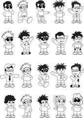 Cartoon little men