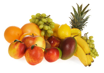 Assortment of fresh fruits