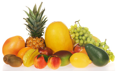 Assortment of fresh fruits