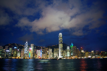 Hong Kong night view