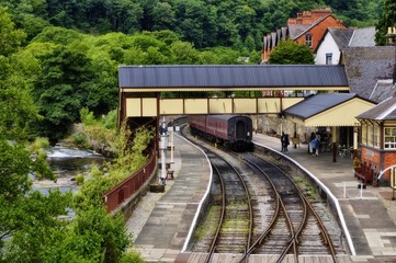 Fototapeta na wymiar Llangollen Railway Staion
