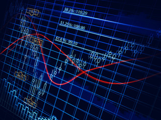 Abstract stock diagram
