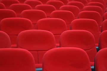red chairs
