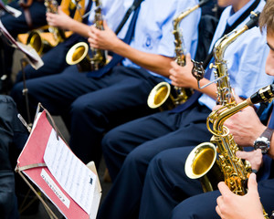 Saxofonistas de Banda de Musica