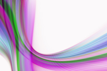 Geschwungene farbige Streifen mit Platz für Text