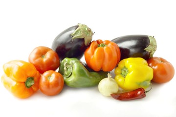 multicolor autumn vegetable