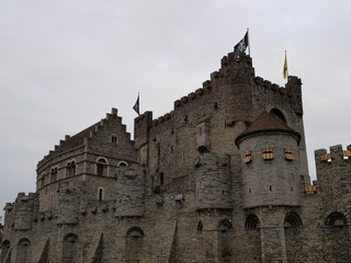 Fototapeta na wymiar Impressive medieval castle