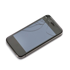 Mobiltelefon mit zerbrochenem Display - 25836087