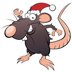 ratte weihnachten cartoon