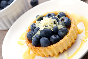 Törtchen mit Heidelbeeren