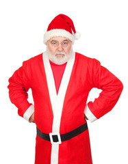 Portrait of angry Santa Claus