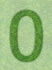 green grass letter