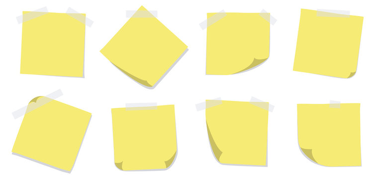 Sticky Notes with Tape