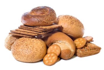 small roll pikelets and biscuits