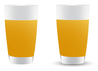 Full glass of Florida orange juice