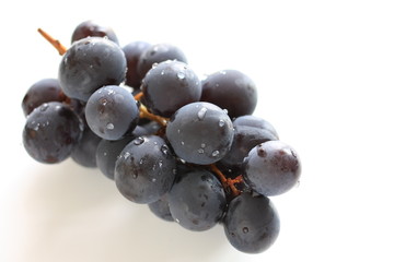 Japanese Autumn fruit, grapes