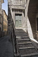 Fototapeta na wymiar Historic House. Perugia. Umbria.