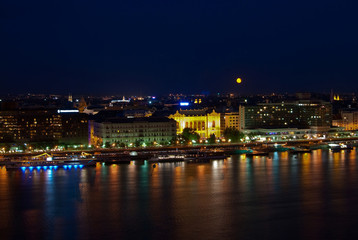 Fototapeta na wymiar Night landscape of Budapest