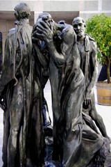 Bürger von Calais. Skulpturengruppe von  Auguste Rodin, Basel
