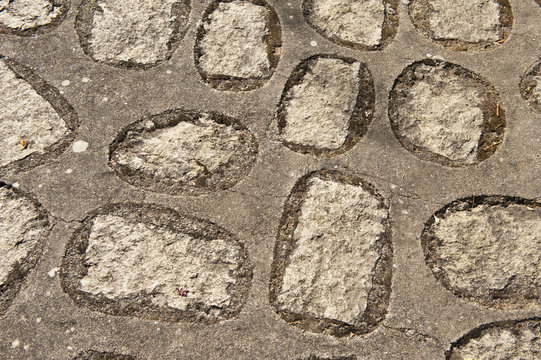 Beton-Granit-Boden