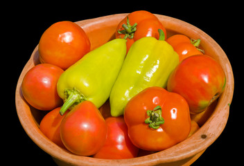 Tomatoes and peppers 3