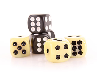 Dices isolated on white