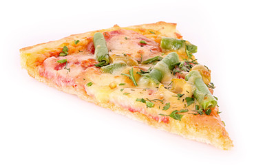pizza isolated on white