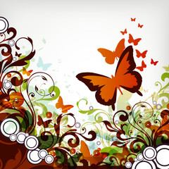 Fototapeta premium floral background