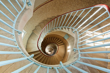 Fototapeta premium lighthouse spiral staircase