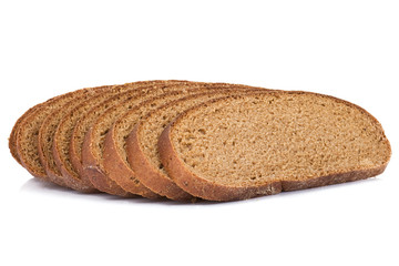 rye bread on white