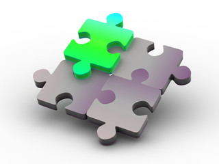 Fototapeta premium puzzle
