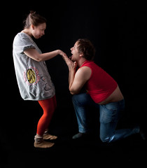Fototapeta premium Freaky young couple