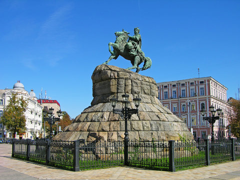 Bogdan Khmelnitsky monument, Kiev, Ukraine