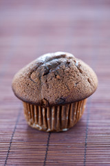 tasty chocolate muffin