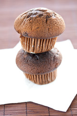 tasty chocolate muffin