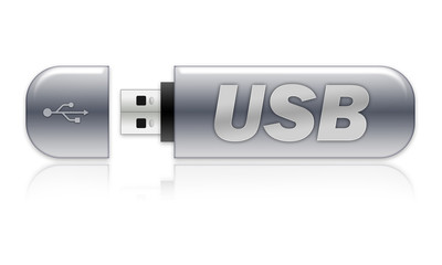 USB flash memory drive with 