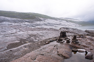 w drodze do lodowca Svartisen