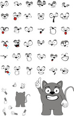 mouse cartoon set